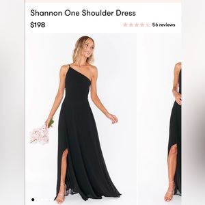 Shannon one shoulder dress!